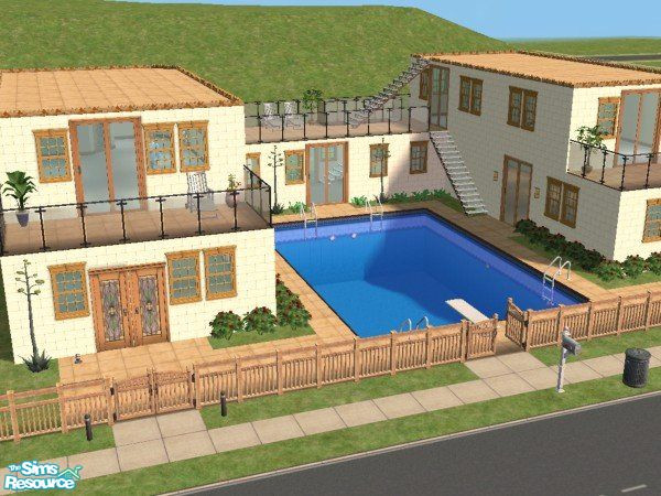 Sims 2 — Saturna by MandyWhy — *contains no hacks or custom downloads* This is a spacious family home, with plenty of