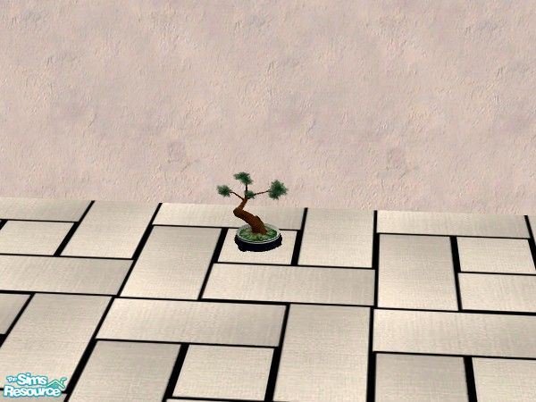 Sims 2 — Bonsai by Bitzybus — Black foliage.