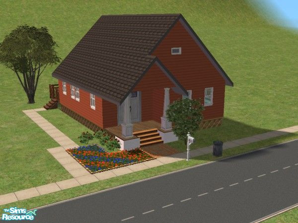 Sims 2 — Bayou Craftsman by ap12 — Built in the 1920s and recently renovated, this nice home with plenty of windows will