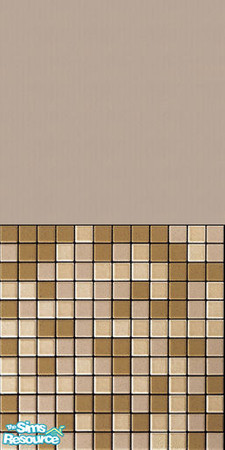 Sims 2 — Desert Bathroom by jonayla — One of my first Walls - To match the Desert Mosaic Tile Floor. I still have to try