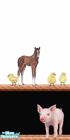 Sims 2 — Barnyard Babies 2 by Lorah — Decals. By Lorah at TSR