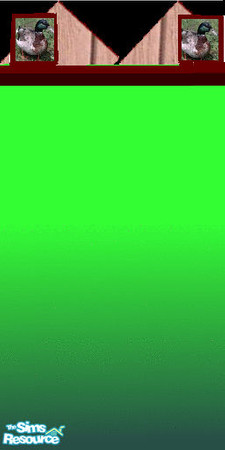 Sims 2 — Ducks by ead425 — duck on a green wall