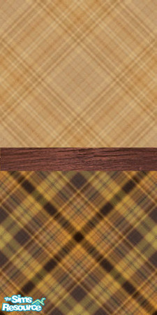 Sims 2 — Plaid Matching Wlp by Purpleto280 — THis wall paper goes great with the inner and outer plaid matching flooring
