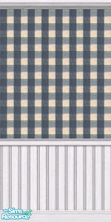 Sims 2 — Blue Plaid 1 by PsychoSim — Elegant Wall Covering by Lovelynhot