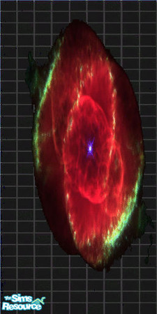 Sims 2 — Cat's Eye Nebula by gideon43130 — This is the Cat's Eye Nebula on black tile. Part of the Planetarium Set.
