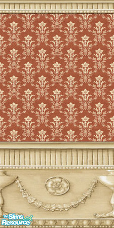 Sims 2 — Sculpted Wainscoting 22 by victoriamayorofthetown — Perfectly seamless. Game will stretch image to correct