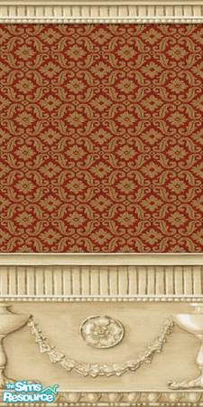Sims 2 — Sculpted Wainscoting 21 by victoriamayorofthetown — Perfectly seamless. Game will stretch image to correct