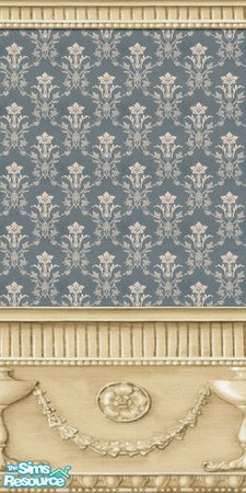 Sims 2 — Sculpted Wainscoting 19 by victoriamayorofthetown — Perfectly seamless. Game will stretch image to correct