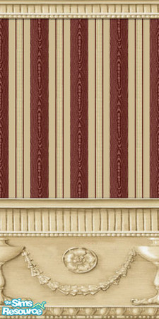 Sims 2 — Sculpted Wainscoting 8 by victoriamayorofthetown — Perfectly seamless. Game will stretch image to correct