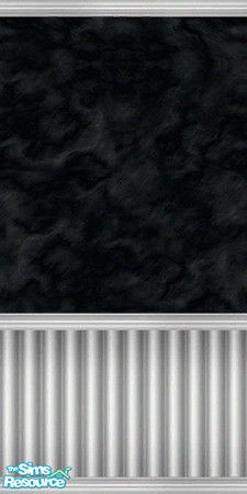Sims 2 — Silverandblack Panel by solfal — Matches the silver and black bedroom