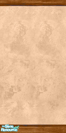 Sims 2 — Ivory faux finish wall by TSR Archive — Beautiful faux finished walls with a textured Ivory rose border and dark