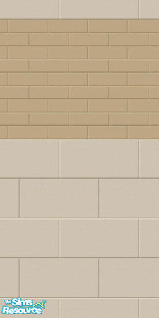 Sims 2 — "Davis Island" Cinder Block Exterior Tre by Lekker Sims — As seen on the finest tract homes, roadside