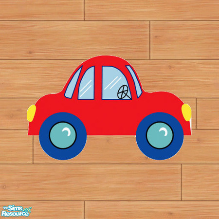 Sims 2 — Car on "Walk the Plank" by SSilver — Part of the "Walk the Plank" Rug Set.