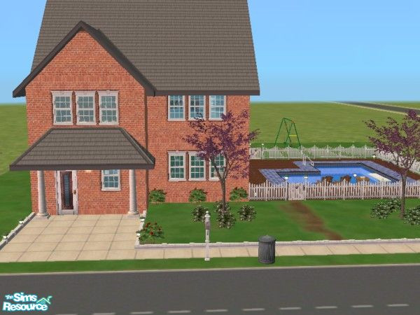 Sims 2 — Hawthorn by Jasminevs81 — A gorgeous home for any type of sim and their family. Spacious rooms and casual eating