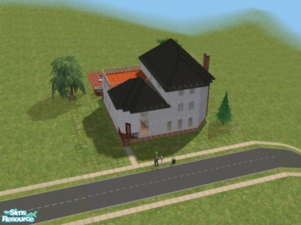 Sims 2 — 4 Bed 4 Bath by kid_notorious — One of my first houses, this 3 story, 4 bedroom, 4 bath house has plenty of room