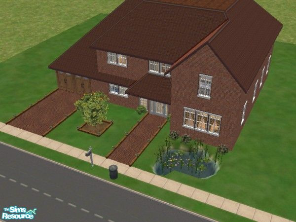 Sims 2 — The Parrett by Jasminevs81 — Beautiful family home with L shaped stair case, garage and spacious kitchen. Hack