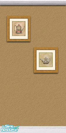 Sims 2 — Ecru by Mutske — Nice ecru with paintings.