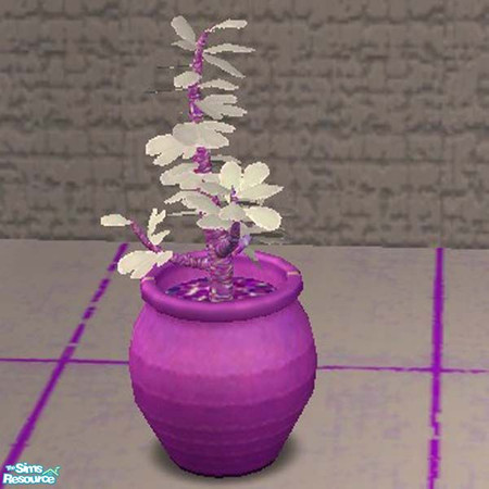 Sims 2 — Artificial jade plant by buntah — This is the artificial jade plant for my Total Decadence set. Requires RGiles'