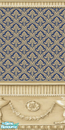 Sims 2 — Sculpted Wainscoting 2 by victoriamayorofthetown — Perfectly seamless. Game will stretch image to correct