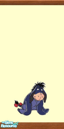 Sims 2 — Eoor by bobbi9139 — This wallpaper is perfect for any winnie the pooh bear fan or a young sim. 