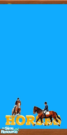 Sims 2 — Horses Plenty by bobbi9139 — This wallpaper is perfect for any horse lover or anomal lover, it really brightens