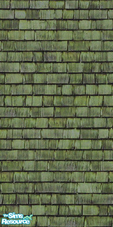 Sims 2 — Wood Shingles - mossy by Lava — Modified by Lavsm