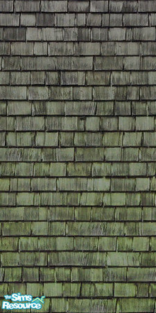 Sims 2 — Wood Shingles - gray half mossy by Lava — Modified by Lavsm