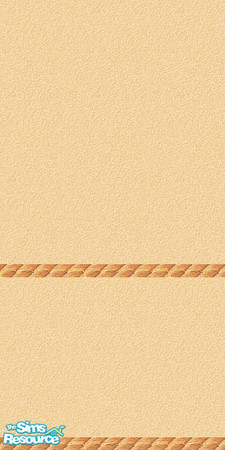 Sims 2 — Aztec Wall Set Beige Wall with chair rai by mrsnbayley — Beige wall with wood chair rail. Last Part of the Aztec