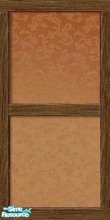 Sims 2 — Fire Wall with dark wood by MugaSim — Fire Wall with dark wood