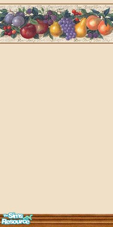 Sims 2 — Country Fruit by MidnightRose — Country Fruit border