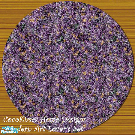 Sims 2 — Modern Art Lover's Set -- Wood Floor w. by oldmember_CocoKissesNYC — Wood floor with matching flower essence