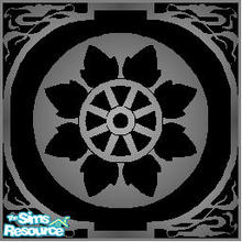 Sims 2 — Art Deco Tile by Pinecat — Custom design by Pinecat