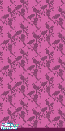 Sims 2 — deep pink flower by pandabobo514 — deep pink flower