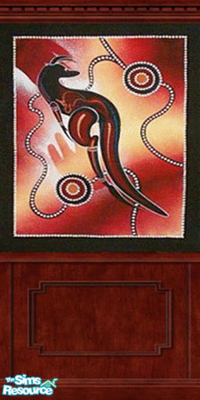 Sims 2 — Aboriginal Art Panel by miss_beki — Aboriginal Art Panel