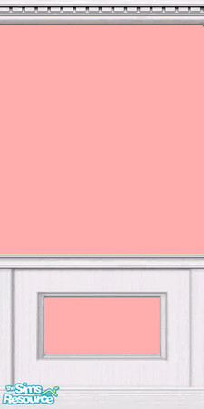 Sims 2 — Salmon Leap 2 by LittleSimPeople — Salmon coloured wallpaper. Check out the floors to match.