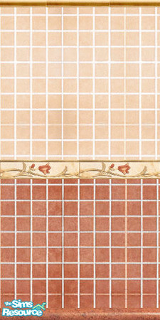 Sims 2 — Red and beige bathroom by Trollsan — This is my favorite bathroome. I like the colors.
