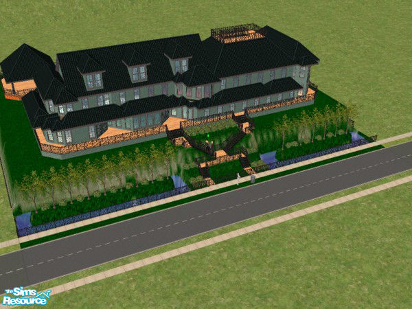 Sims 2 — IPD #2 by Irish Pride — Irish Pride Developments present the Modern Mansion line of houses. Each development is