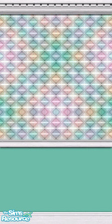 Sims 2 — Pastel Wall by HeavenlyAngel — Pastel wallpaper for the pastel bedroom set.