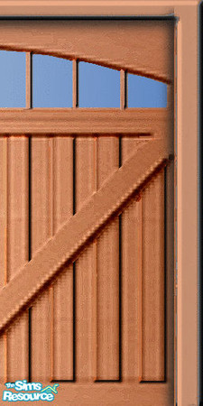 Sims 2 — Garage Door Slats_Right by Raveena — A 3-piece set consisting of a left, middle and right piece. All clearly