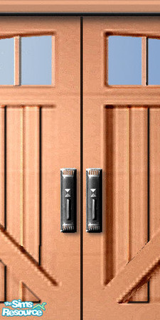 Sims 2 — Garage Door Slats_Middle by Raveena — A 3-piece set consisting of a left, middle and right piece. All clearly