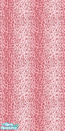 Sims 2 — Pink Leopard Wallpaper 2 by oldmember_sapphy75 — This can go with any of the pink leopard sets