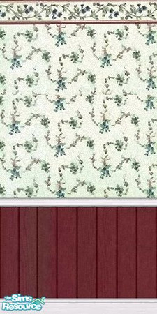 Sims 2 — Garden Delight Wallpaper by lledford — The Garden delight wallpaper set includes wallpaper with 1 picture and 3