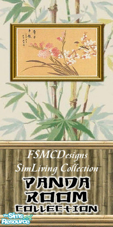 Sims 2 — FSMCDESIGNS Wall by FSMCDESIGNS — Part of my PANDA ROOM Collection