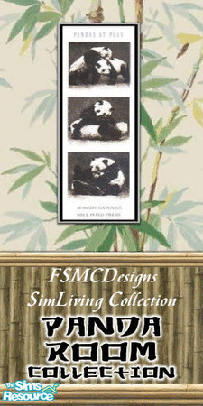 Sims 2 — FSMCDESIGNS Wall by FSMCDESIGNS — Part of my PANDA ROOM Collection