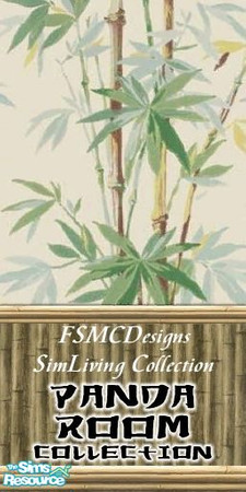 Sims 2 — FSMCDESIGNS Wall by FSMCDESIGNS — Part of my PANDA ROOM Collection