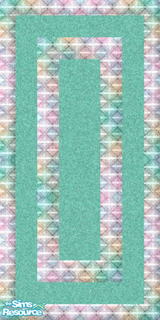 Sims 2 — Pastel Rug (tile 2) by HeavenlyAngel — This is the second tile of the pastel rug for the pastel bedroom set.