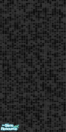Sims 2 — Pixelated Tile Wall by britt76 — Small black pixelated tile wall