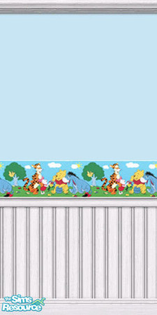 Sims 2 — Pooh border by foxybaby3 — Simple Pooh border