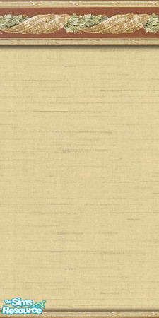 Sims 2 — Gold Leaf Scroll Cream Background by miriah — by Miriah