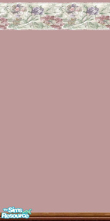 Sims 2 — Peachy Livingroom by Lorah — pink purple white